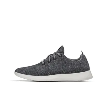 Allbirds Wool Runner Cushioning Low-Top Sports Casual Shoes Men's Natural Gray Black Hole