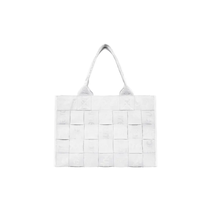 Supreme Fabric Tote Bag, Shopping Bag, Handbag Tubas Unisex White-0