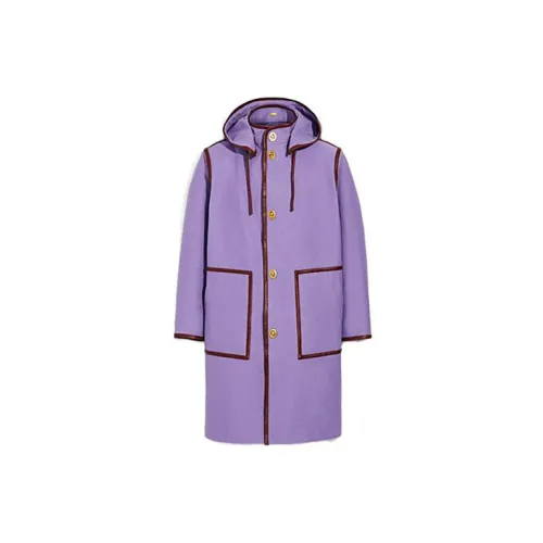 COACH Coats Men Purple