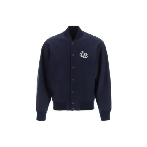 DIOR Jackets Men Marine Blue