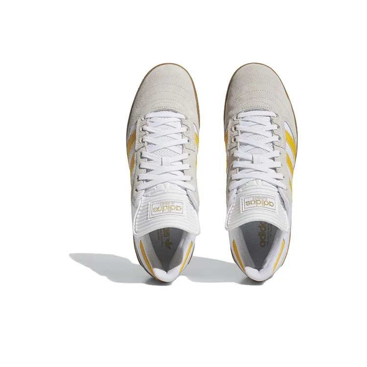 Adidas Originals Busenitz Shoes 'Crystal White Yellow Gum'-4