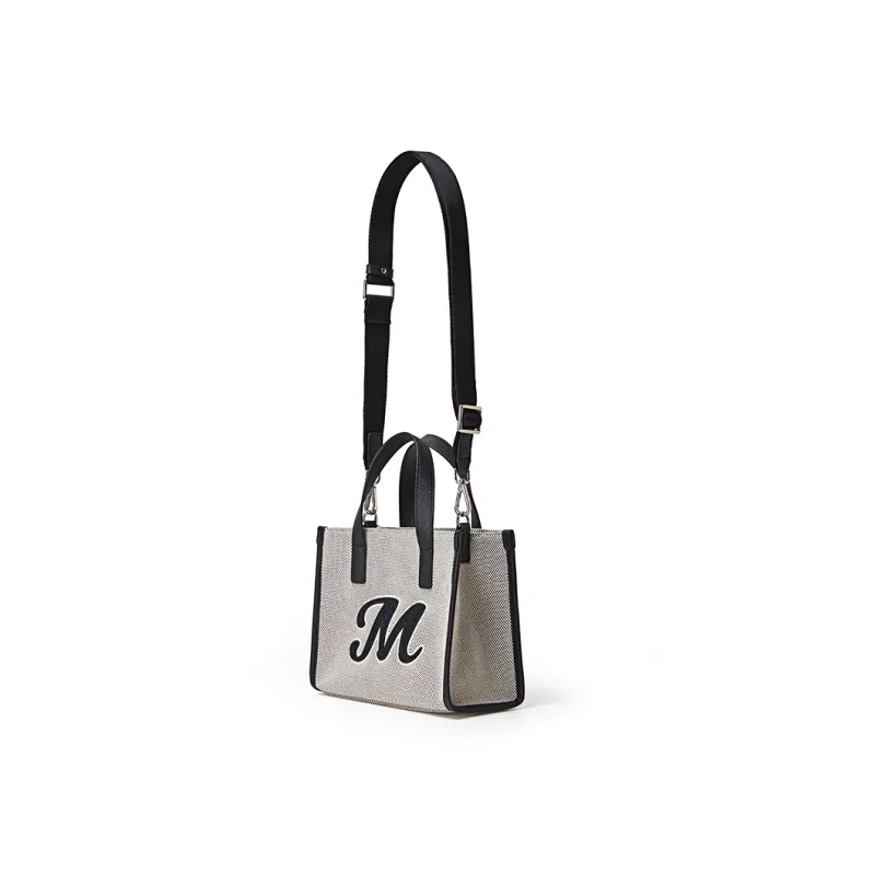 Disney Canvas Tote Bag Shopping Bag Small Square Bag Handbag Shoulder Bag Crossbody Bag Women's Black-4