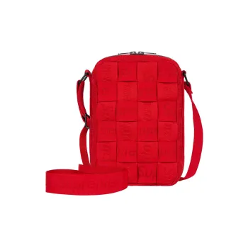 Supreme Jacquard Crossbody Bag, Shoulder Bag Unisex Red