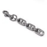 Gunmetal, Three-Section Width 1.3cm, Length 12cm.