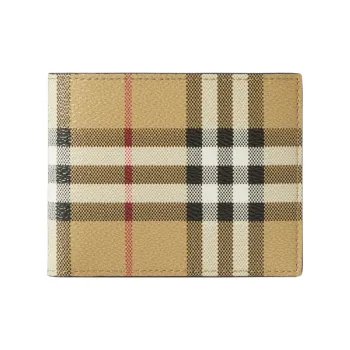 Burberry Check-print Bi-fold Wallet