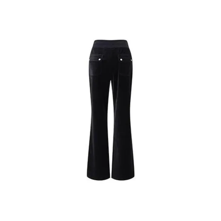 Juicy Couture Knitted Sweatpants Women's Black-1