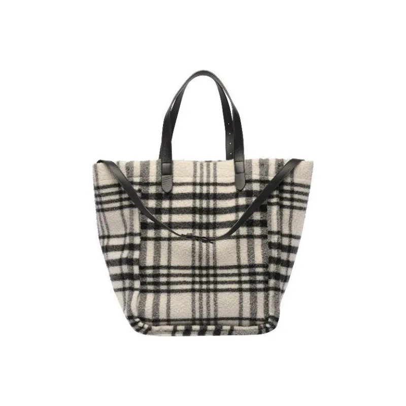 JW Anderson Checkered Logo Patch Tote Bag-3
