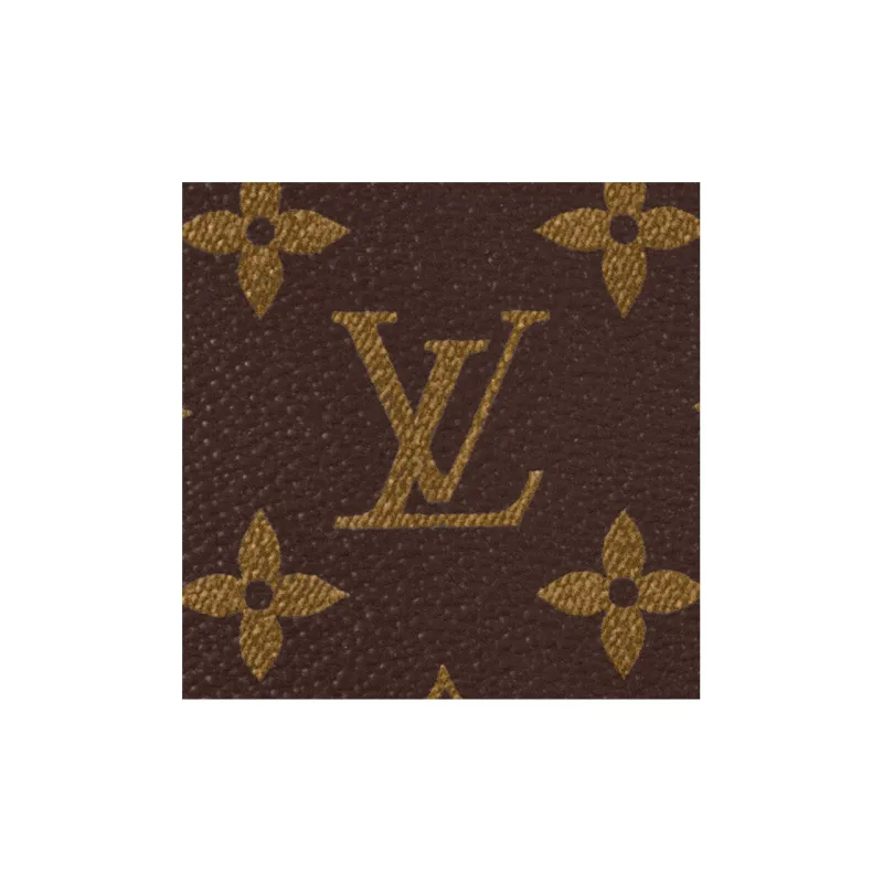 LOUIS VUITTON Coated Canvas With Leather Trim Envelope Bag, Clutch Tubas Men's Brown-5