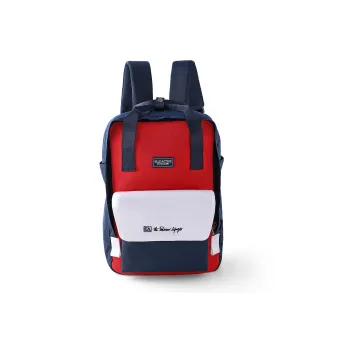 Elle Active Backpacks White Blue Red