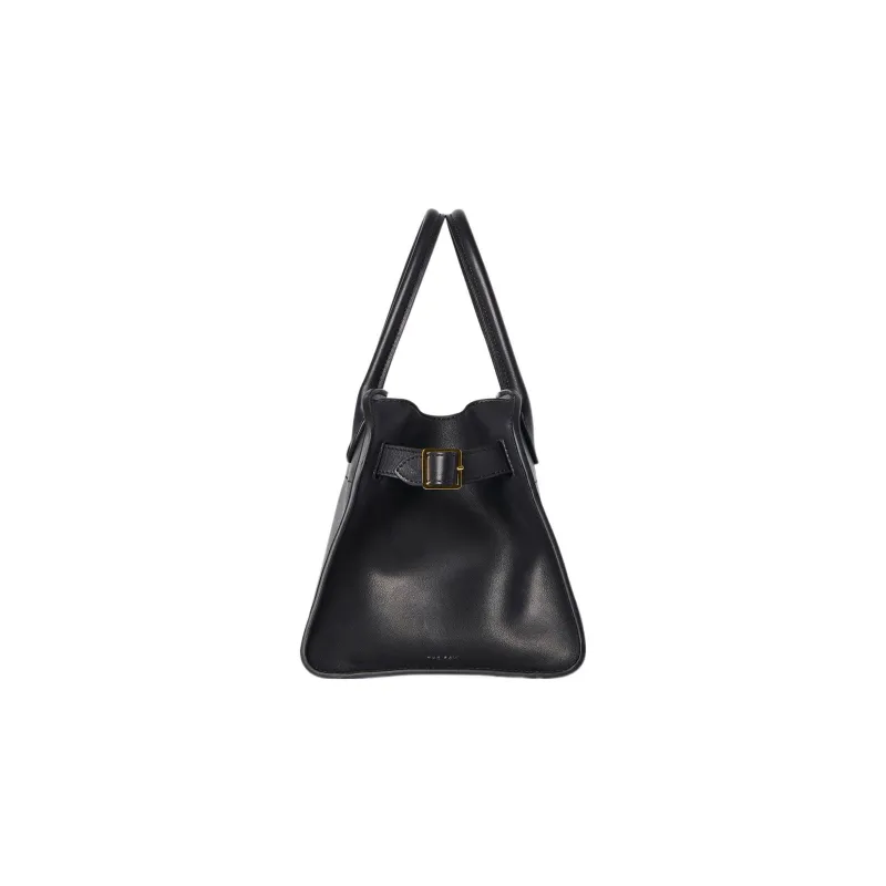 THE ROW Margau Leather Shoulder Bag Crossbody Bag Handbag Regular Women's Black-3