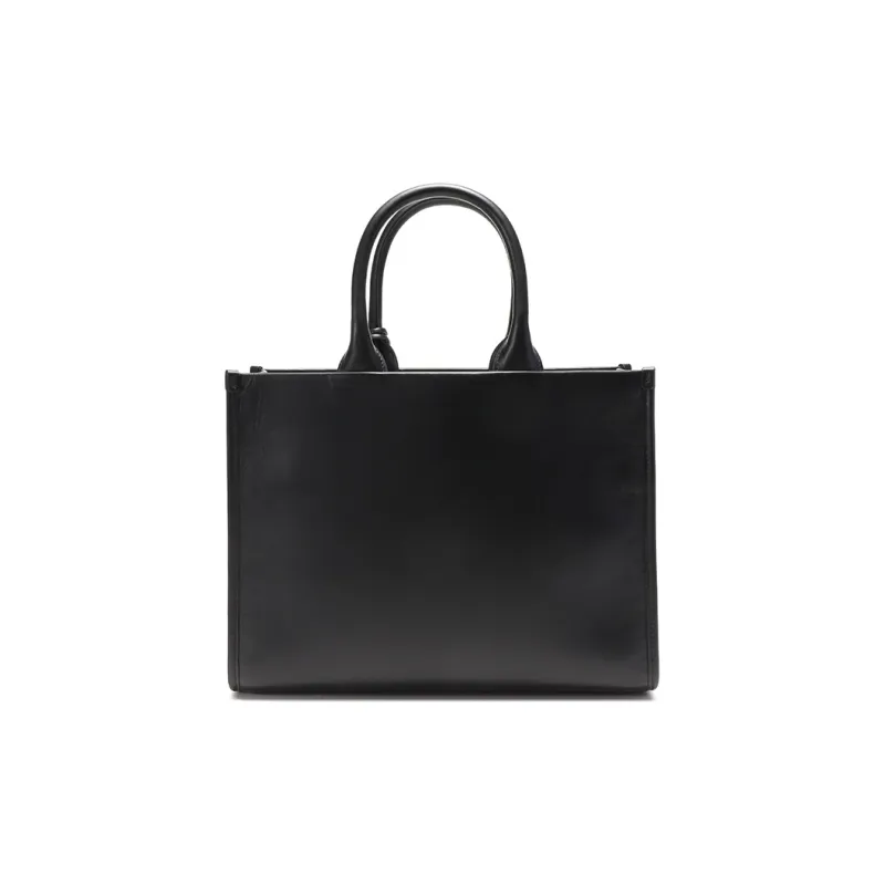 PRADA Leather Tote Bag Shopping Bag Crossbody Bag Shoulder Bag Regular Women's Black-3