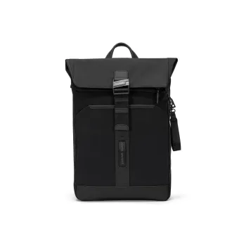 NAYO SMART PU Backpack Medium Size Unisex Black
