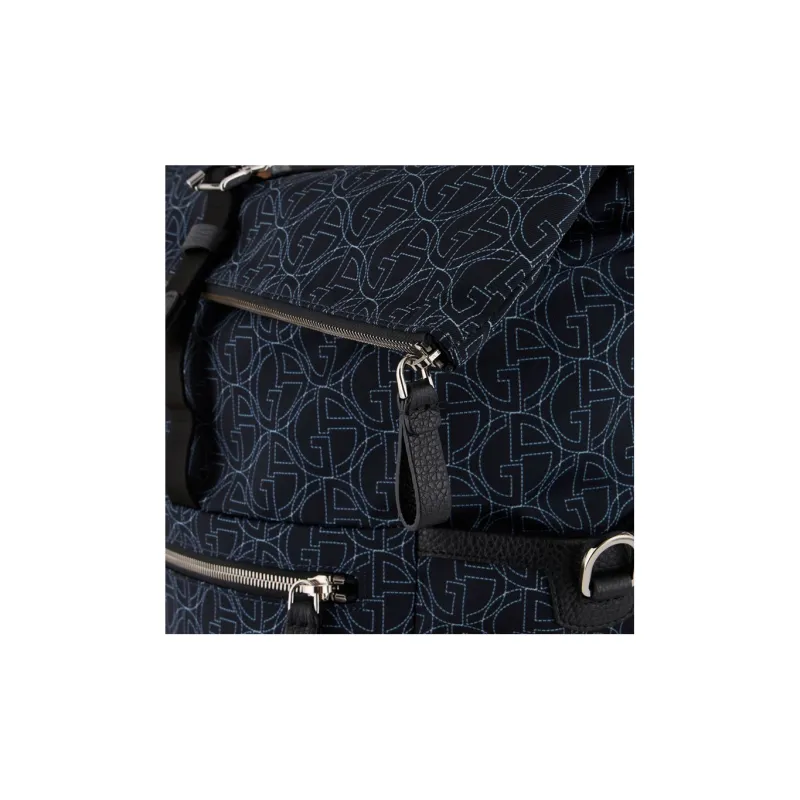 GIORGIO ARMANI Polyester Backpack Medium Size Men's Navy Blue-3