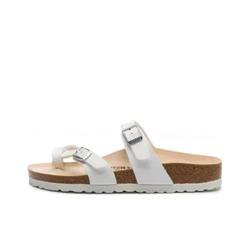 Birkenstock Mayari Birko Flor Sandals 'White' Women's