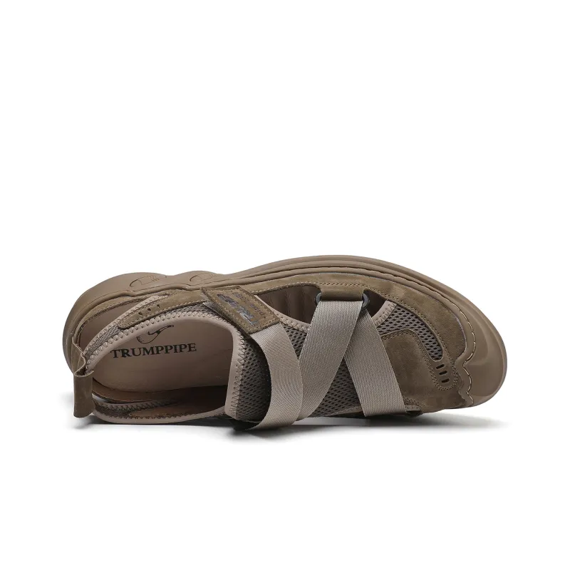 TRUMPPIPE Stylish Sandals Men's Khaki-3