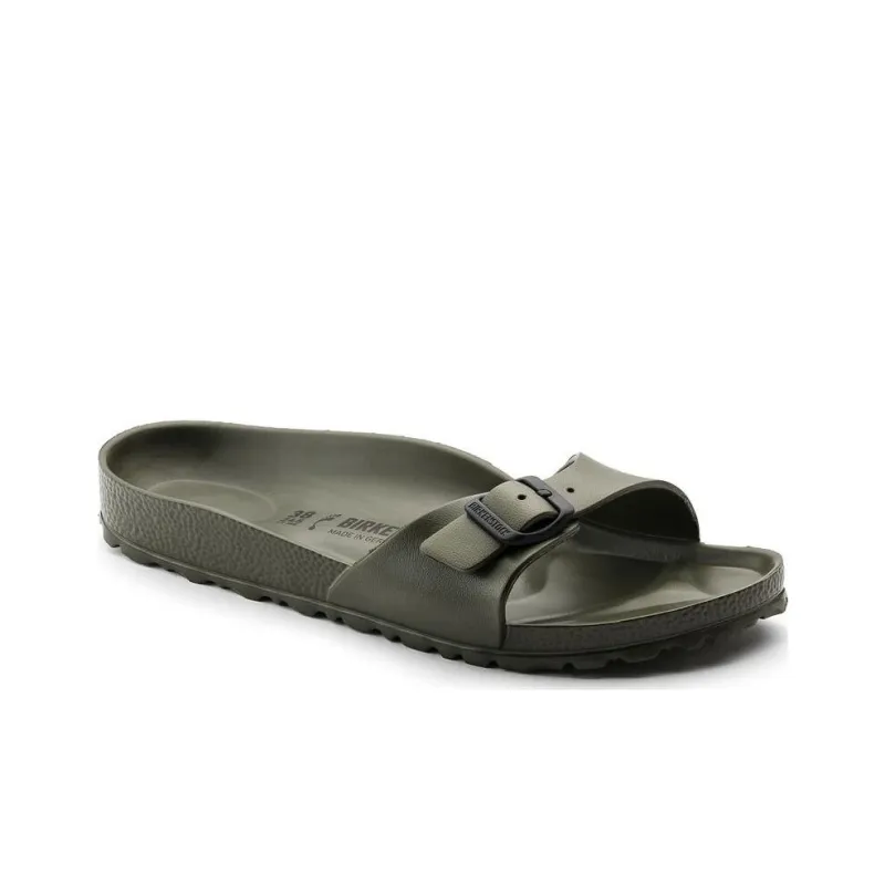 Birkenstock Madrid Essentials Eva Narrow Fit Sandals 'Olive Green'-1