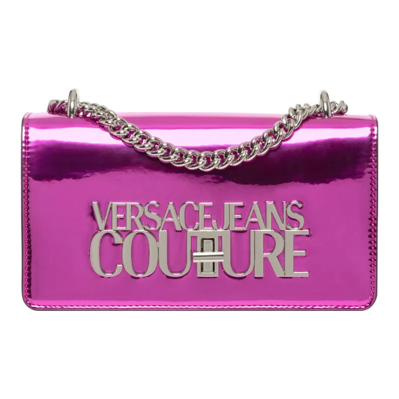 VERSACE JEANS COUTURE Polyurethane Shoulder Bag Crossbody Bag Women's Pink-0