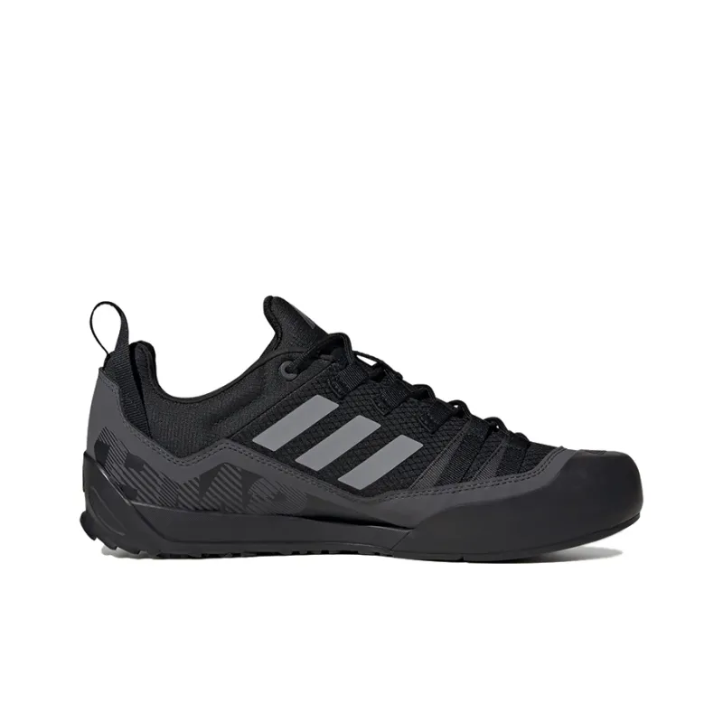 Adidas Terrex Swift Anti-Slip Wear-Resistant Low-Top Hiking Shoes Unisex Black Gray-1