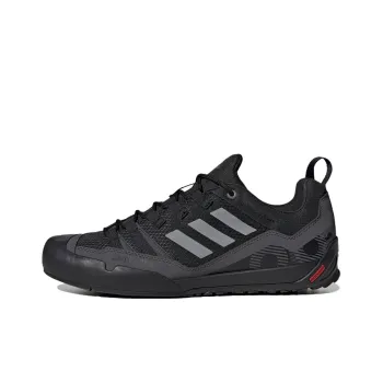 Adidas Terrex Swift Anti-Slip Wear-Resistant Low-Top Hiking Shoes Unisex Black Gray