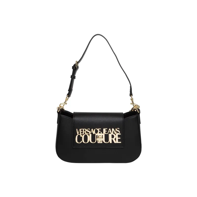 VERSACE JEANS COUTURE Polyurethane Handbag, Shoulder Bag Women's Black-0
