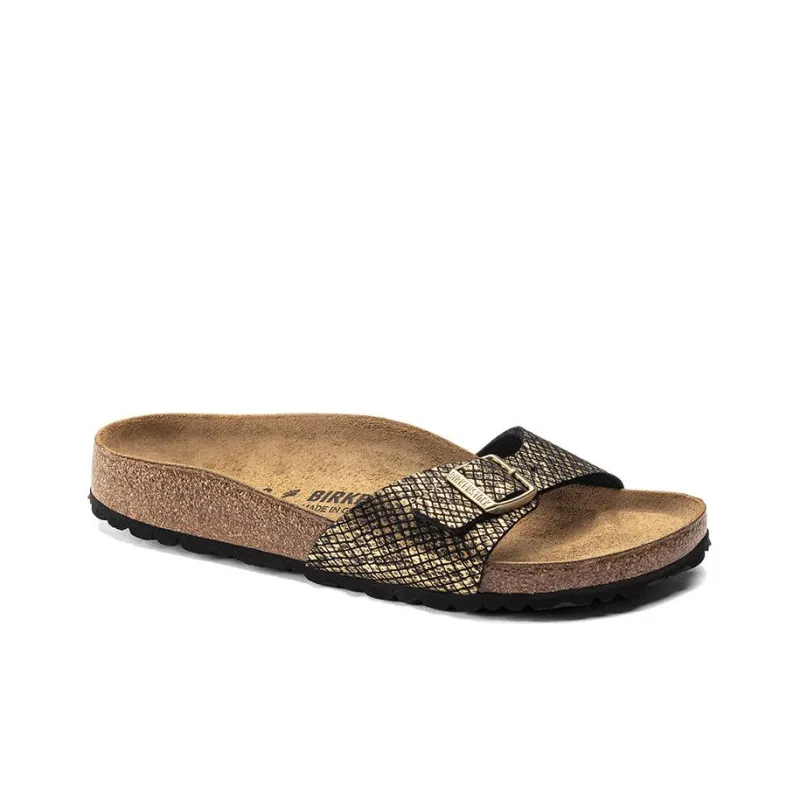 Birkenstock Madrid Narrow Fit Sandals 'Brown Python' Women's-1