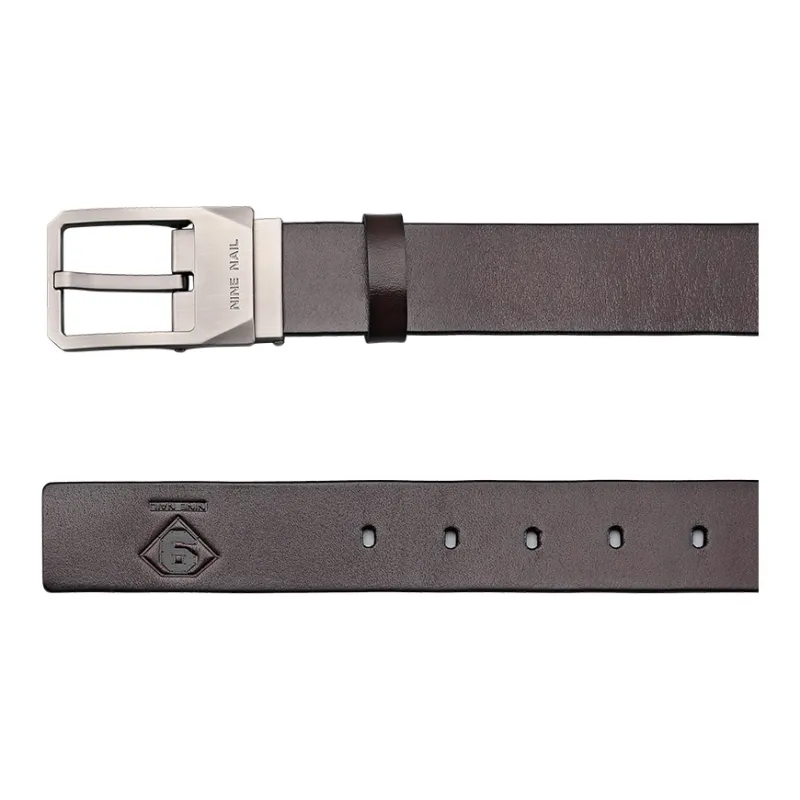 NINE NAIL Leather Belts Men-5