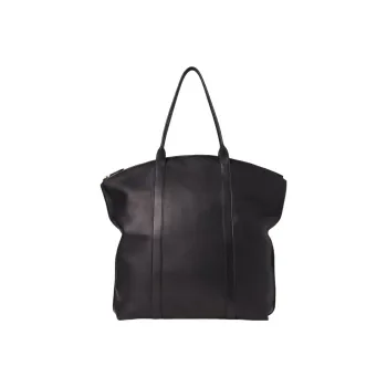 THE ROW Dante Leather Tote Bag Shopping Bag Handbag Extra Large Women's Black