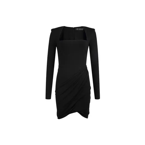 VERSACE Long-Sleeved Dresses Women's Black