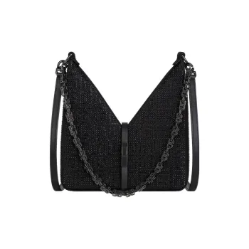 GIVENCHY Cut out Sheepskin Shoulder Bag, Crossbody Bag Mini Women's Black
