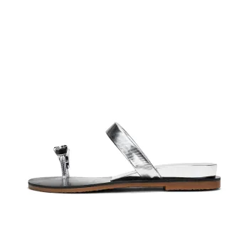 OMS Slide Slippers Women's Black, Khaki, Silver