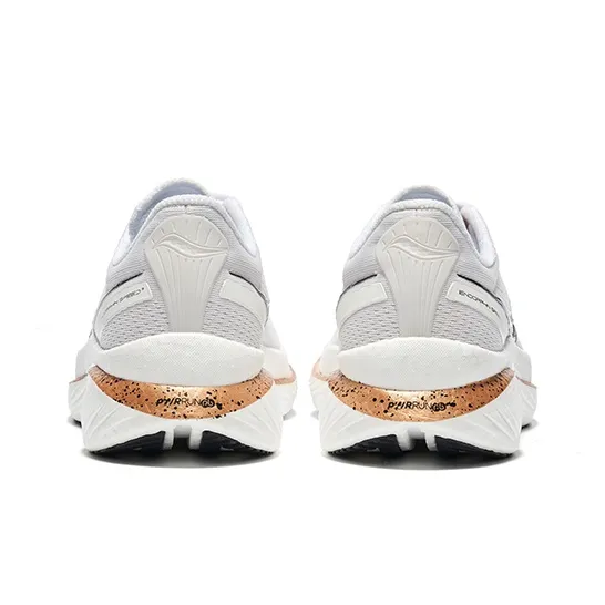 Saucony Endorphin Speed 3 Breathable And Wear resistant Low Top Carbon Plate Training Running Shoes Women's White Gold-3