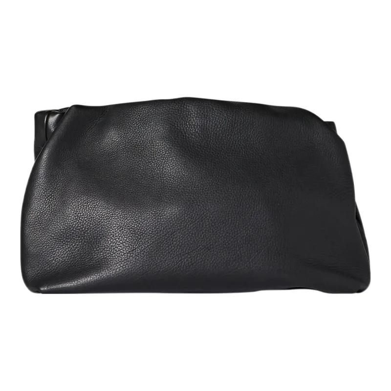 THE ROW Fine Grain Calfskin One Shoulder Crossbody Clutches Regular Women's Black-0