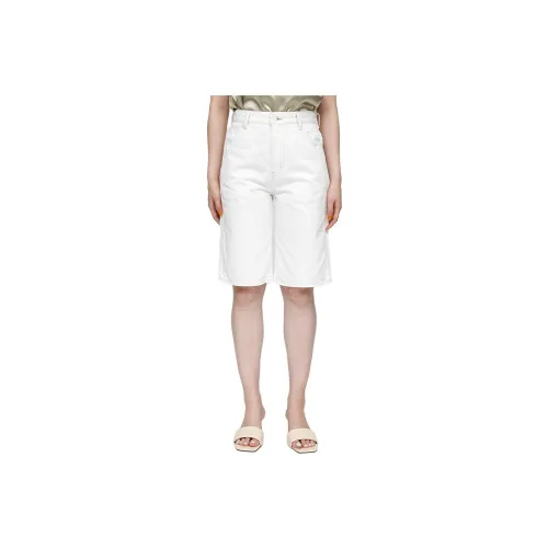 MOUSSY Denim Shorts Women's White