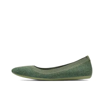 Allbirds Wool Breezer Breathable Lightweight Low-Top Sports Casual Shoes Women's Forest Green