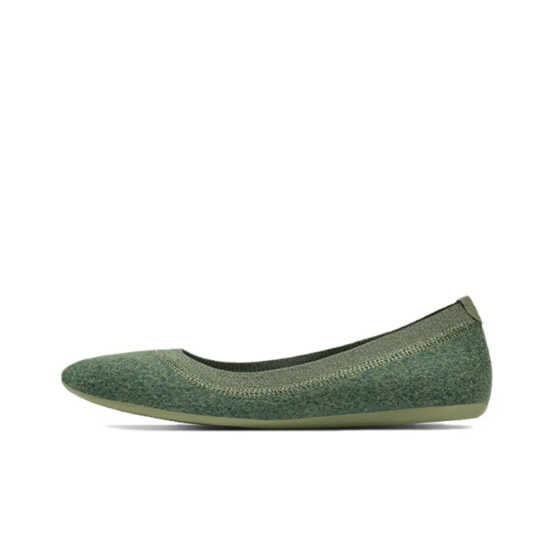 Allbirds Wool Breezer Breathable Lightweight Low-Top Sports Casual Shoes Women's Forest Green-0