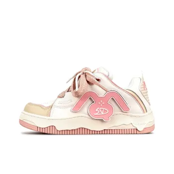 LuzaoT SUPER DRAG Skateboard Shoes Unisex Cherry Blossom Pink