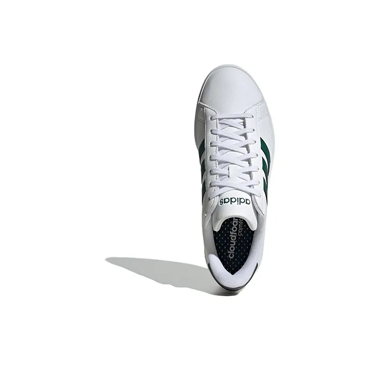 Adidas Neo Grand Court Cloud White Collegiate Green Shadow Navy-4