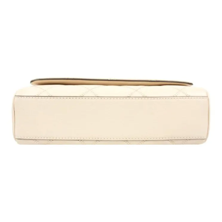 TORY BURCH TB Willa Leather Baguette Bag, Crossbody Bag, Shoulder Bag Women's Cream White-4