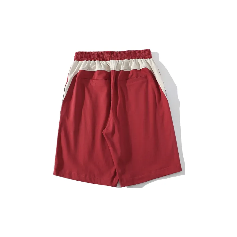 A SQUARE ROOT Casual Shorts Unisex Red-1