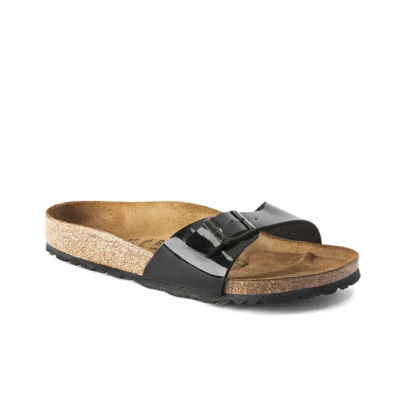 Birkenstock Slide Slippers Women's Black Narrow Fit-1