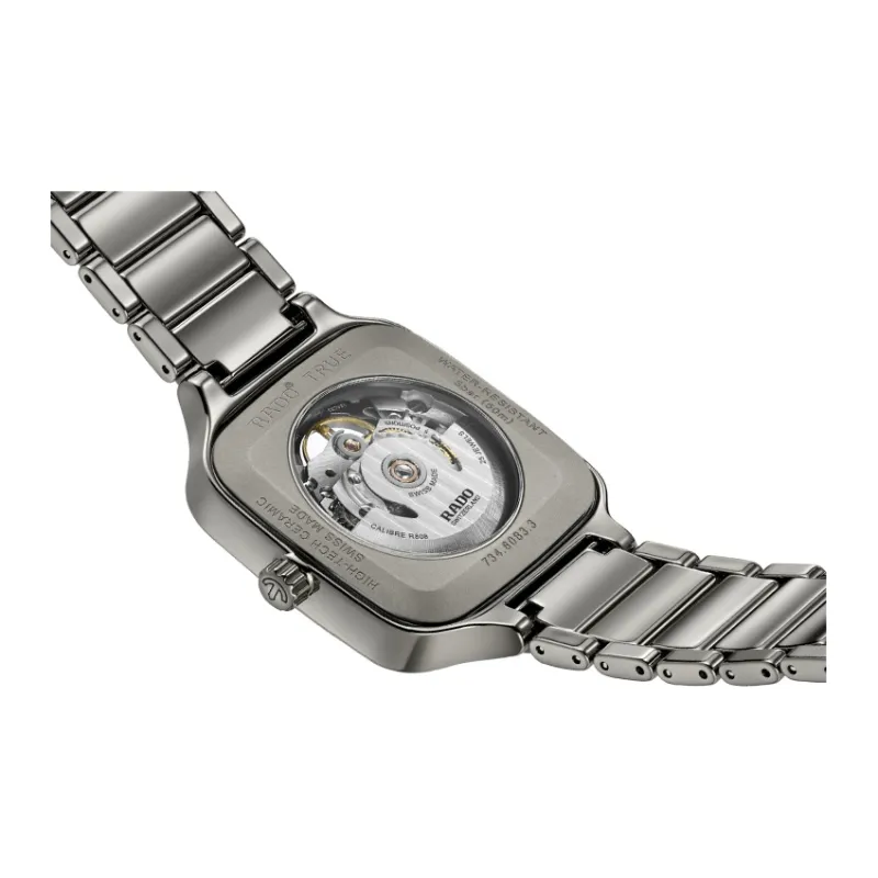 RADO Realme Collection Automatic Mechanical Movement Men's Watches Watch Gray Dial Ceramic Strap R27125152-1