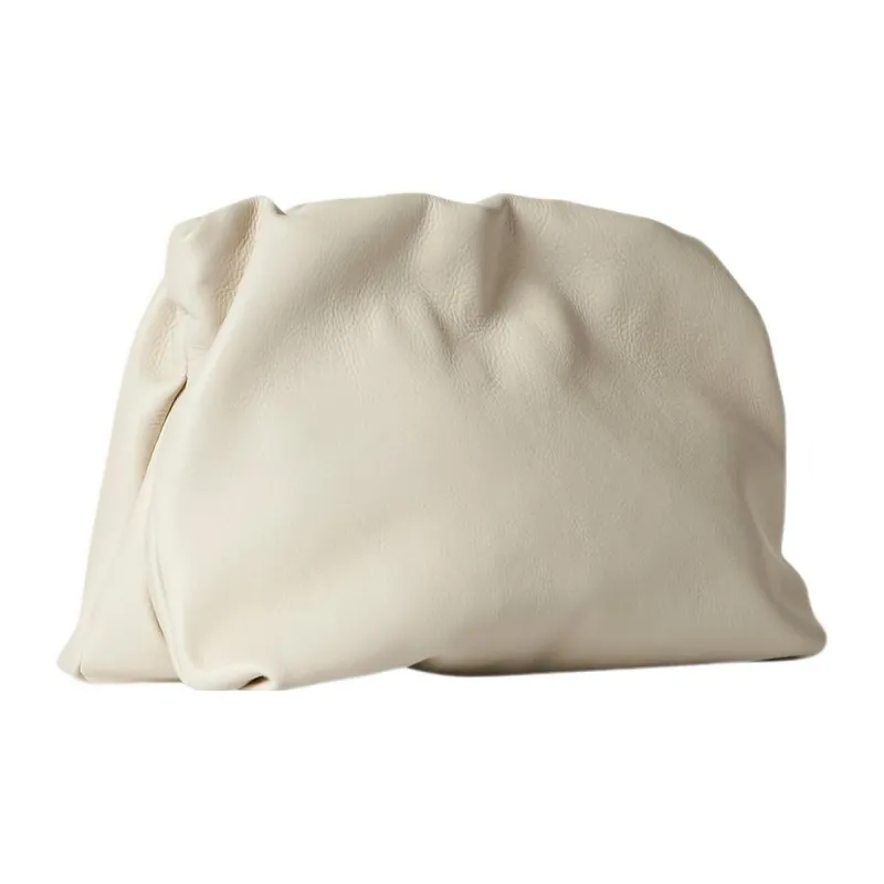 THE ROW Fine Grain Calfskin Clutch Regular Women's White-2