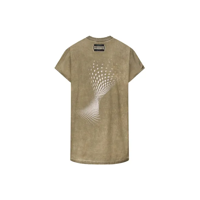 LIFEGOESON T-Shirts Unisex Fallen Leaves Green-1