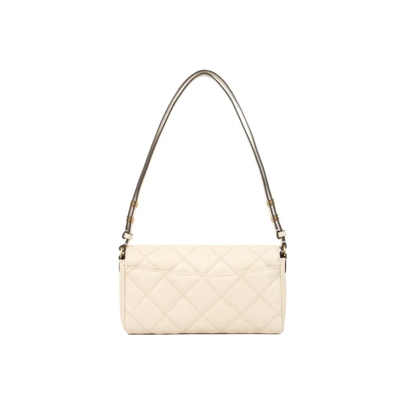 TORY BURCH TB Willa Leather Baguette Bag, Crossbody Bag, Shoulder Bag Women's Cream White-3