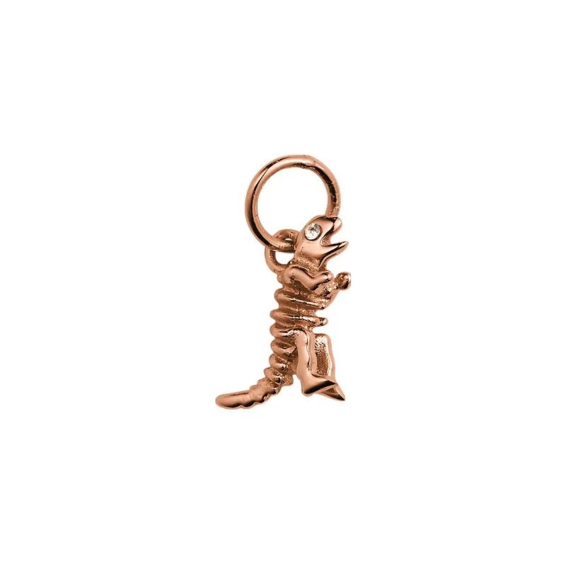 COACH Rexy Gold-Plated Sterling Silver Bag Accessories Unisex Rose Gold-0