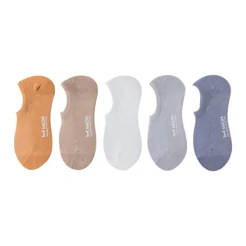 MIIOW No Show Socks Men's 5 Pack