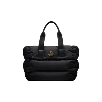 Moncler Leather One Shoulder Handbag Women's Black