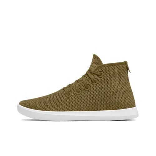 Allbirds Tree Toppers Slip-Resistant Cushioning High-Top Skateboard Shoes Men's African Savannah Green