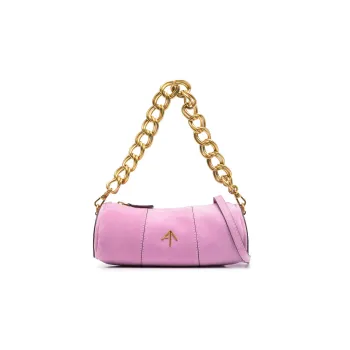 Manu Atelier Calfskin Crossbody Bag, Shoulder Bag Women's Purple