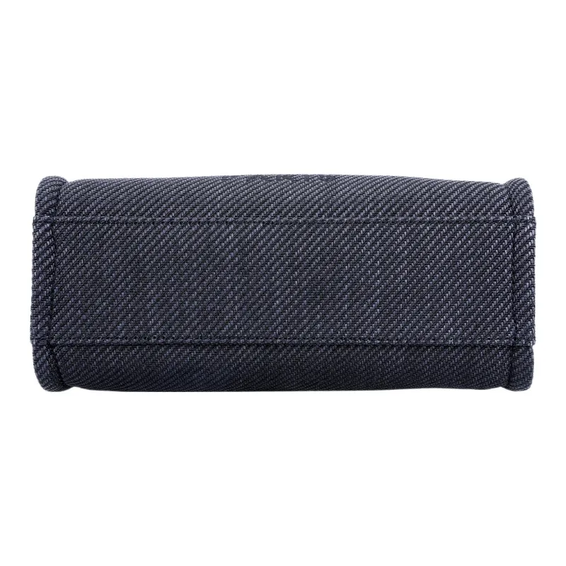 CHANEL Canvas Bag, Beach Bag, Handbag, Shoulder Bag Women's Black-3